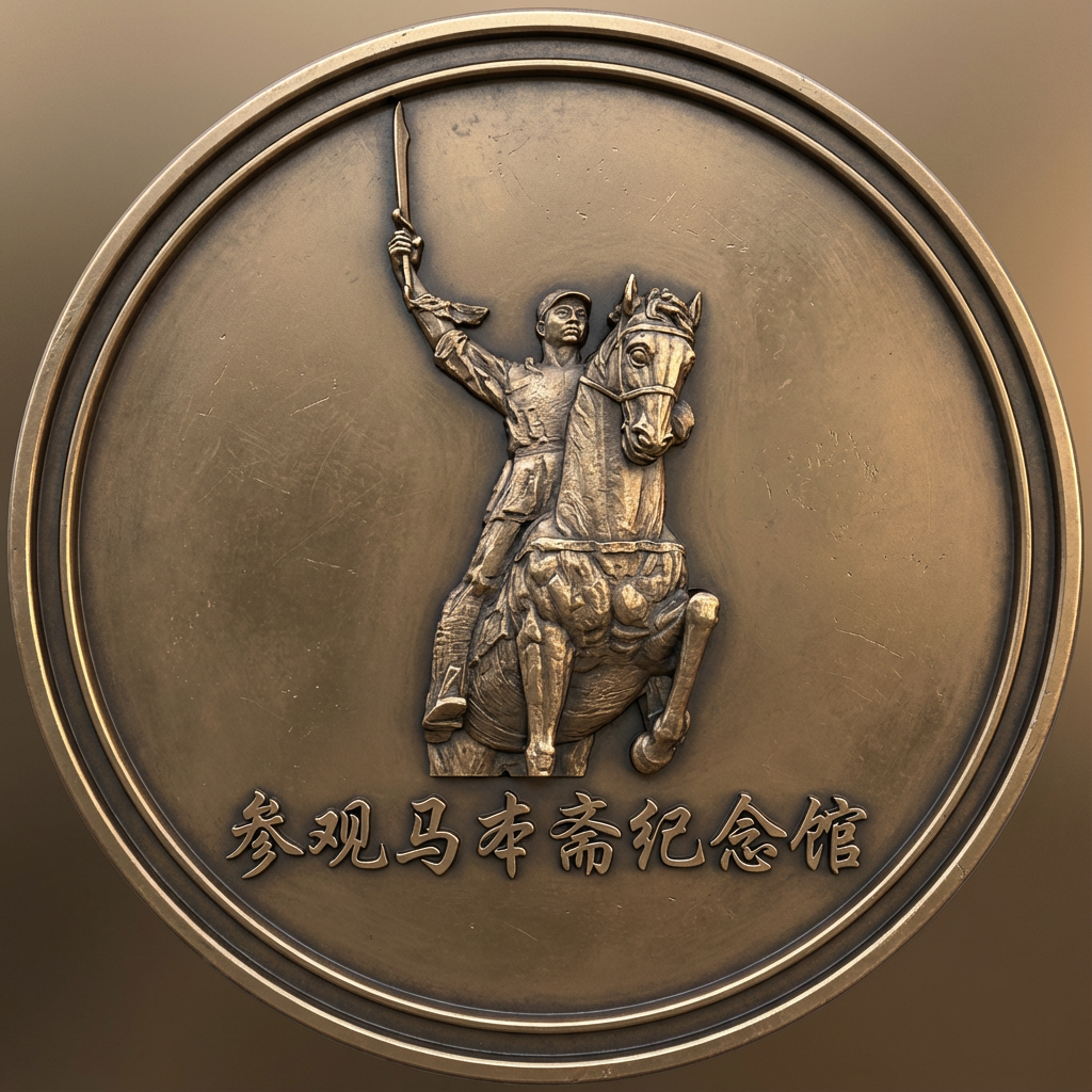 参观马本斋纪念馆